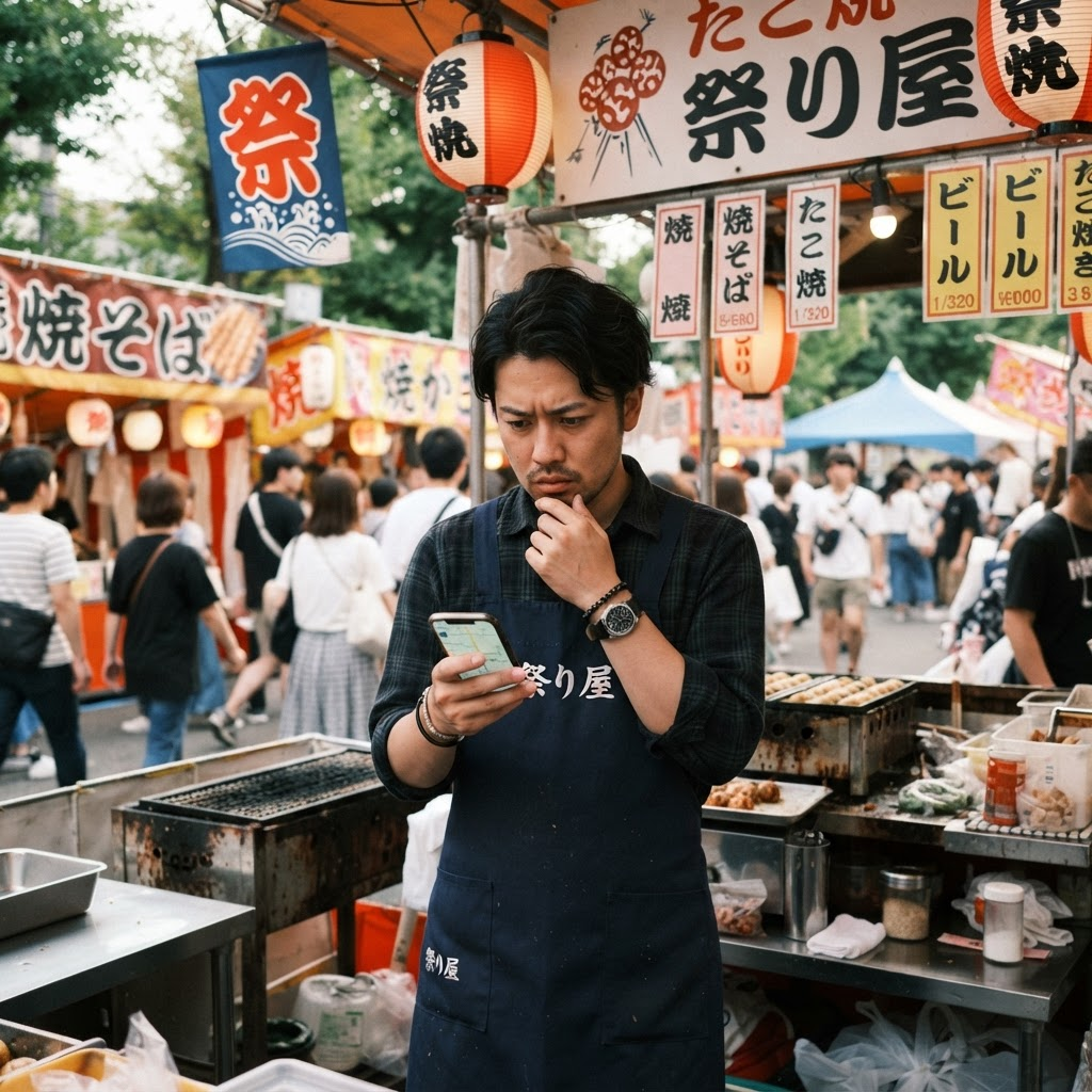主催者への不安を抱える出店者